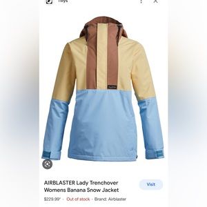 AIRBLASTER Lady Trenchover
Womens Banana Snow Jacket